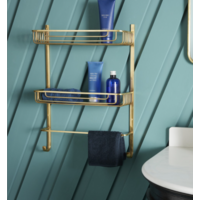 Dubbel wandrekje mat goud