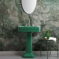 Wastafel  Mid Century in kleur