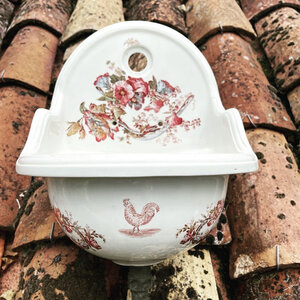 Antique washbasin Polychrome