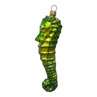 Christmas Decoration Seahorse Green