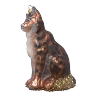 Christmas Decoration Lynx Brown