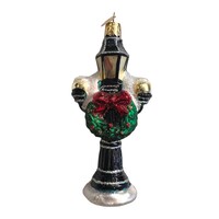 Kerstbal Kerst Lantaarnpaal