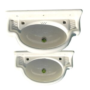 Set antique washbasins petite