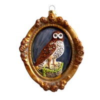 Christmas Decoration Painting Owl Light