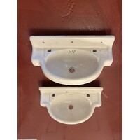 Set antique washbasins petite
