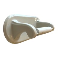 Ceramic toilet roll holder