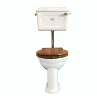 Toilet Porcelain Medium High Thomas Crapper ceramic reservoir