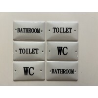 Ceramic door sign