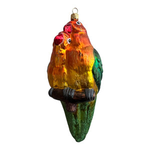 Christmas Decoration Love Parrots