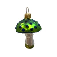 Kerstbal Paddenstoeltje Groen