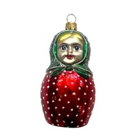 Christmas Decoration Strawberry Matryoshka