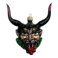 Kerstbal Krampus Roze
