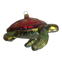 Christmas Decoration Large Turtle Red