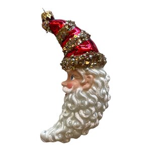 Christmas Decoration Santa Moon Classic Red