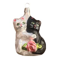 Christmas Decoration Little Cats in Love