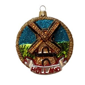 Christmas Decoration Dutch Windmill Bauble