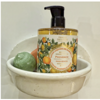 Large Porcelain Wall-Mounted Soap Dish – 1930s