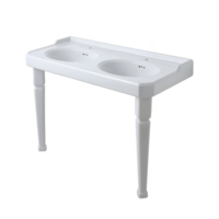 Octagone Double Basin on Legs