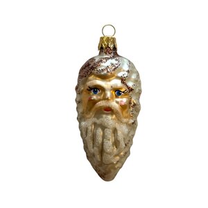 Christmas Ornament Santa Face in Pinecone