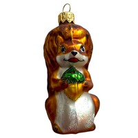 Christmas Decoration Squirrel with Acorn