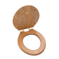 Oval toilet seat massive wood