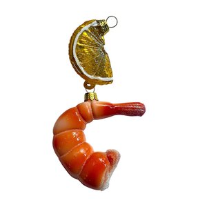 Christmas Decoration Shrimp with Lemon