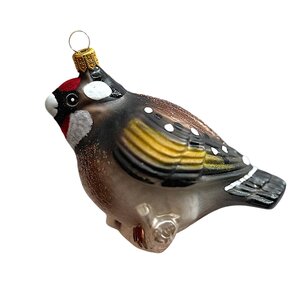 Christmas Decoration Goldfinch Chubby