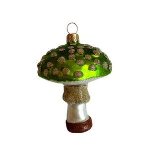 Christmas Decoration Mushroom Green