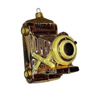 Kerstbal Antiek Fototoestel