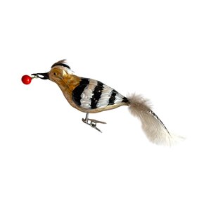 Christmas Decoration Clip Hoopoe with Berry