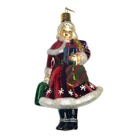 Christmas Decoration Mrs Claus Goes Shopping
