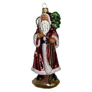 Kerstbal Santa met Cadeautjes
