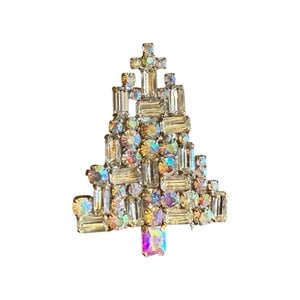 Christmas broche Art Deco