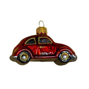 Kerstbal Auto Rood