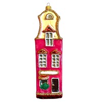 Christmas Decoration Little House Pink