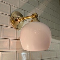 Klassiek badkamer wand lampje Boule