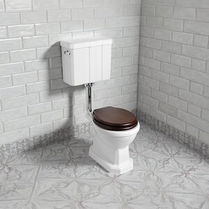 Toilet half hoog Art Deco