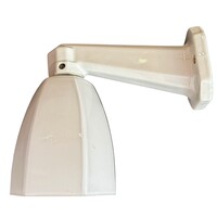 Antique porcelain wall lamp  Onde with opaline shade