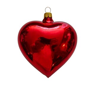 Christmas Decoration Shiny Red Heart