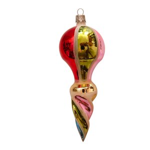 Kerstbal Retro Swirl
