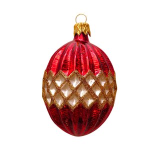 Christmas Ornament Red-Silver