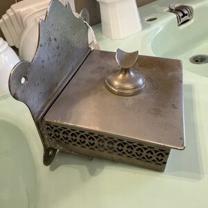 Antique toilet paper holder Victorian