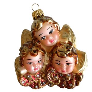 Kerstbal Drie Engeltjes