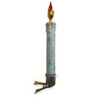 Christmas Clip Classic Candle Ice White
