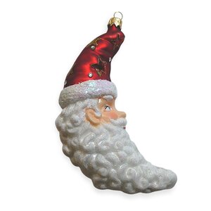 Christmas Decoration Santa Moon Classic Red