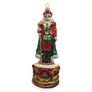 Kerstbal Notenkraker met Staf