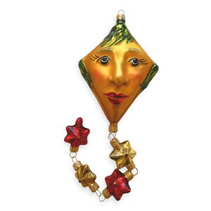 Kerstbal Vlieger Goud