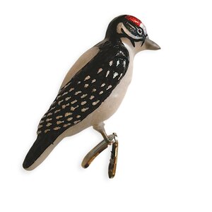 Christmas Decoration Clip Hairy Woodpecker