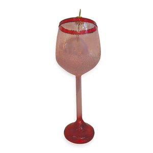 Kerstbal Wijnglas