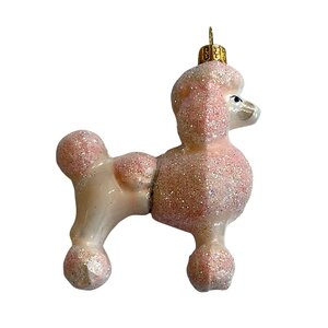 Kerstbal Roze Poedeltje